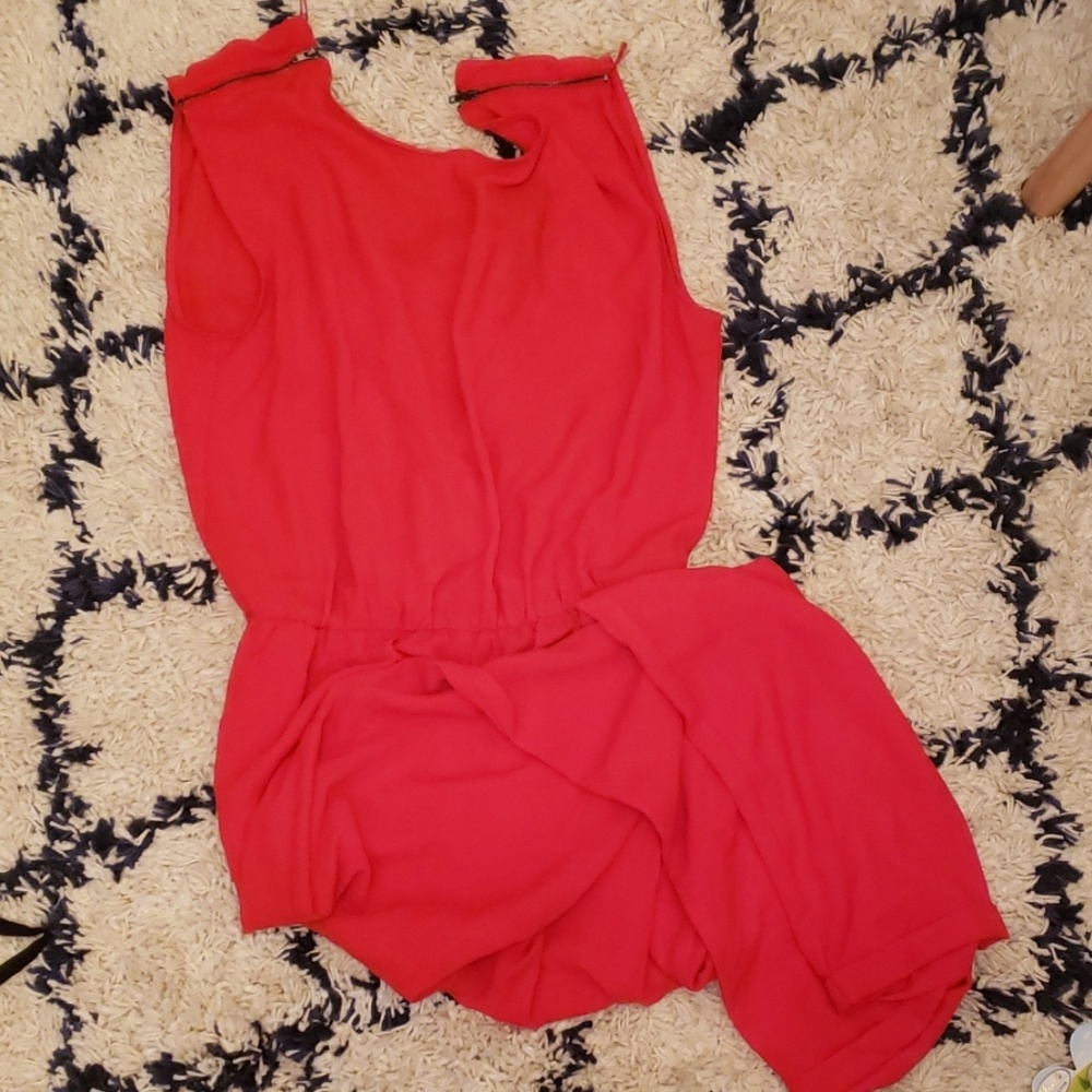 Gorgeous Bright Red Zara Jumpsuit NWOT